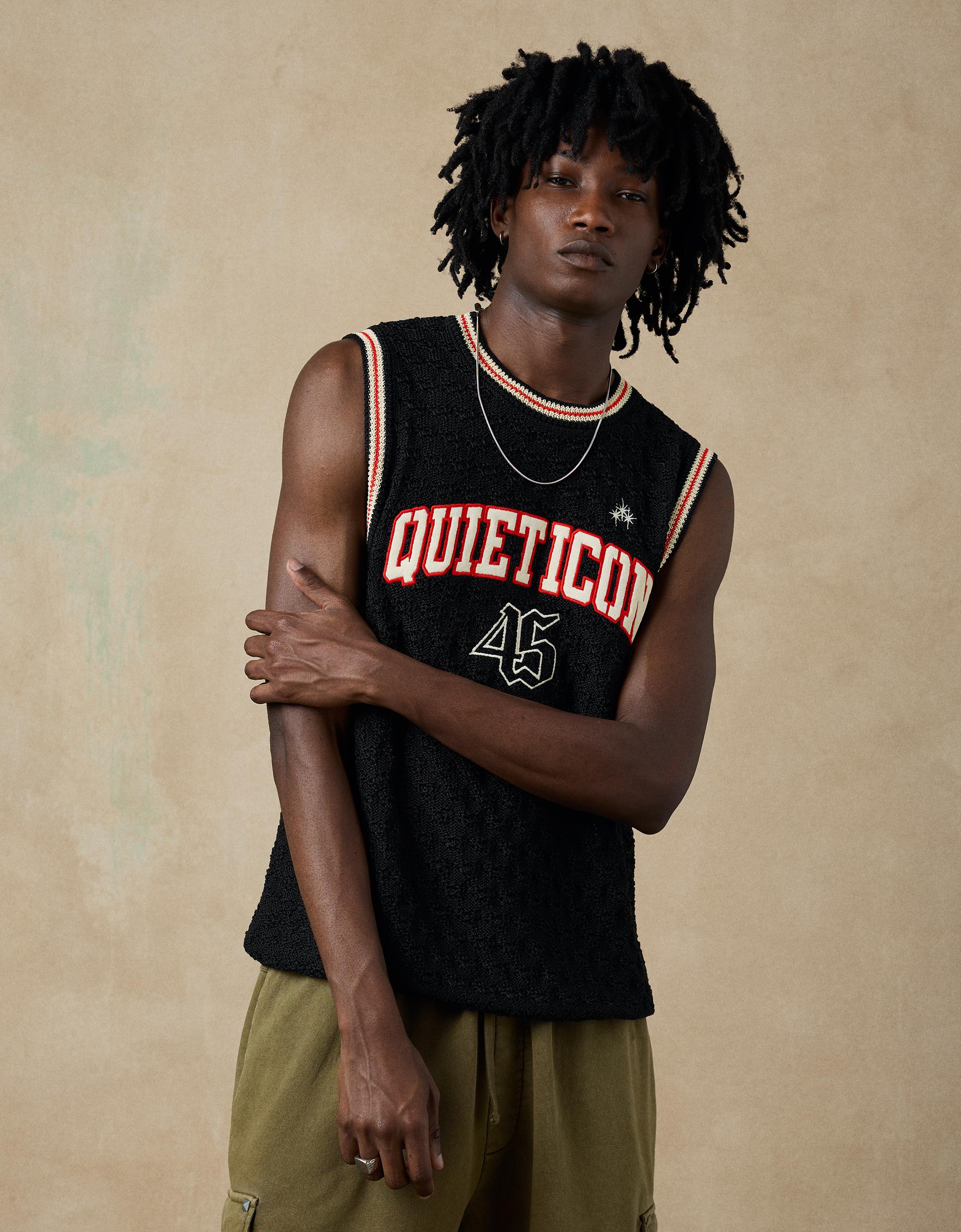Bershka Camiseta Tirantes Retro Hombre Negro