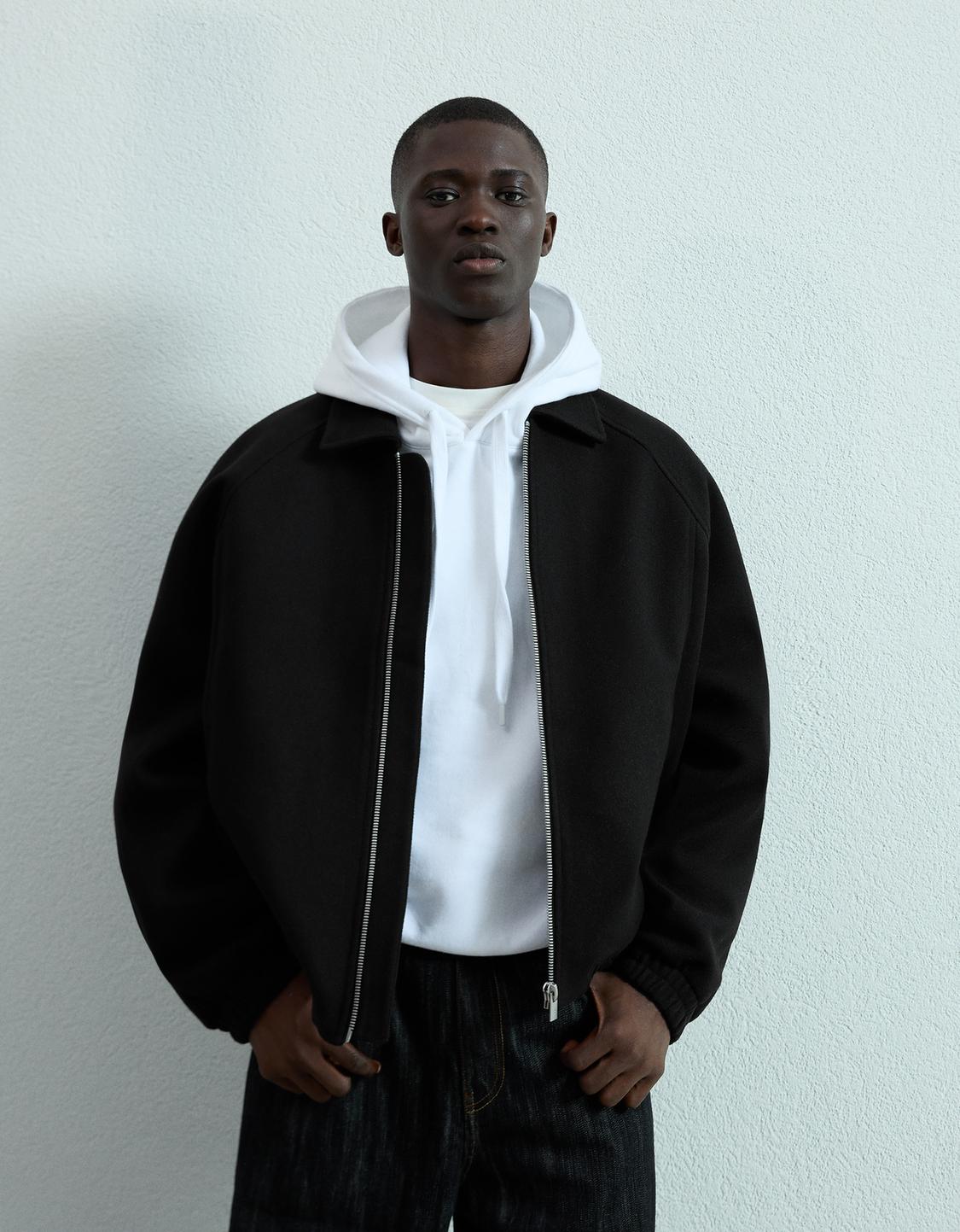 Cazadora paño trucker