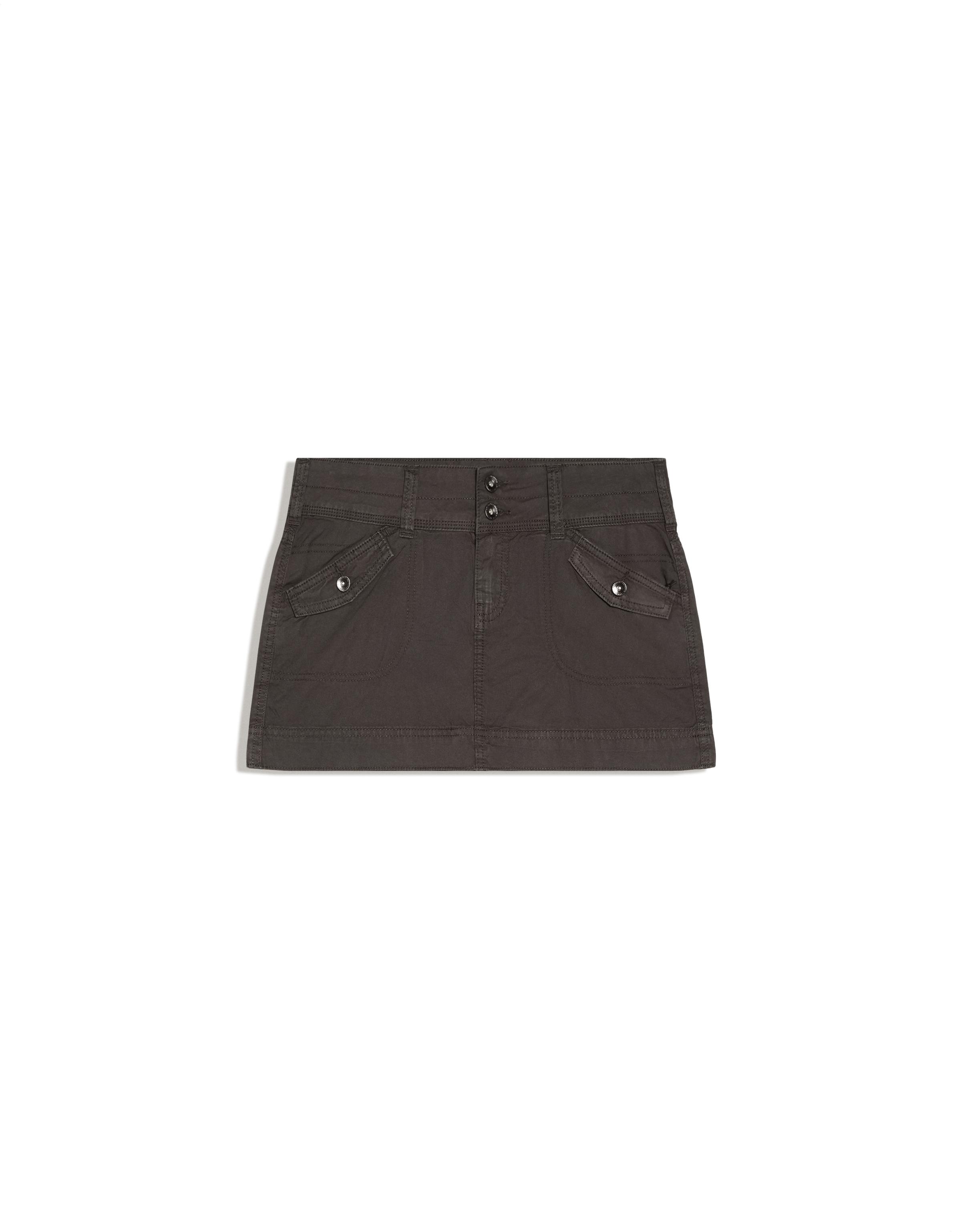 Cargo mini skirt — Khaki