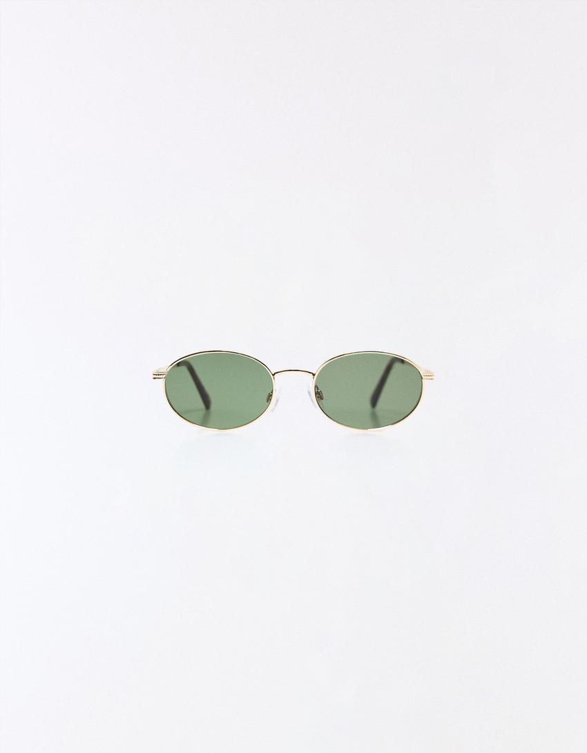 Oval sunglasses-Green