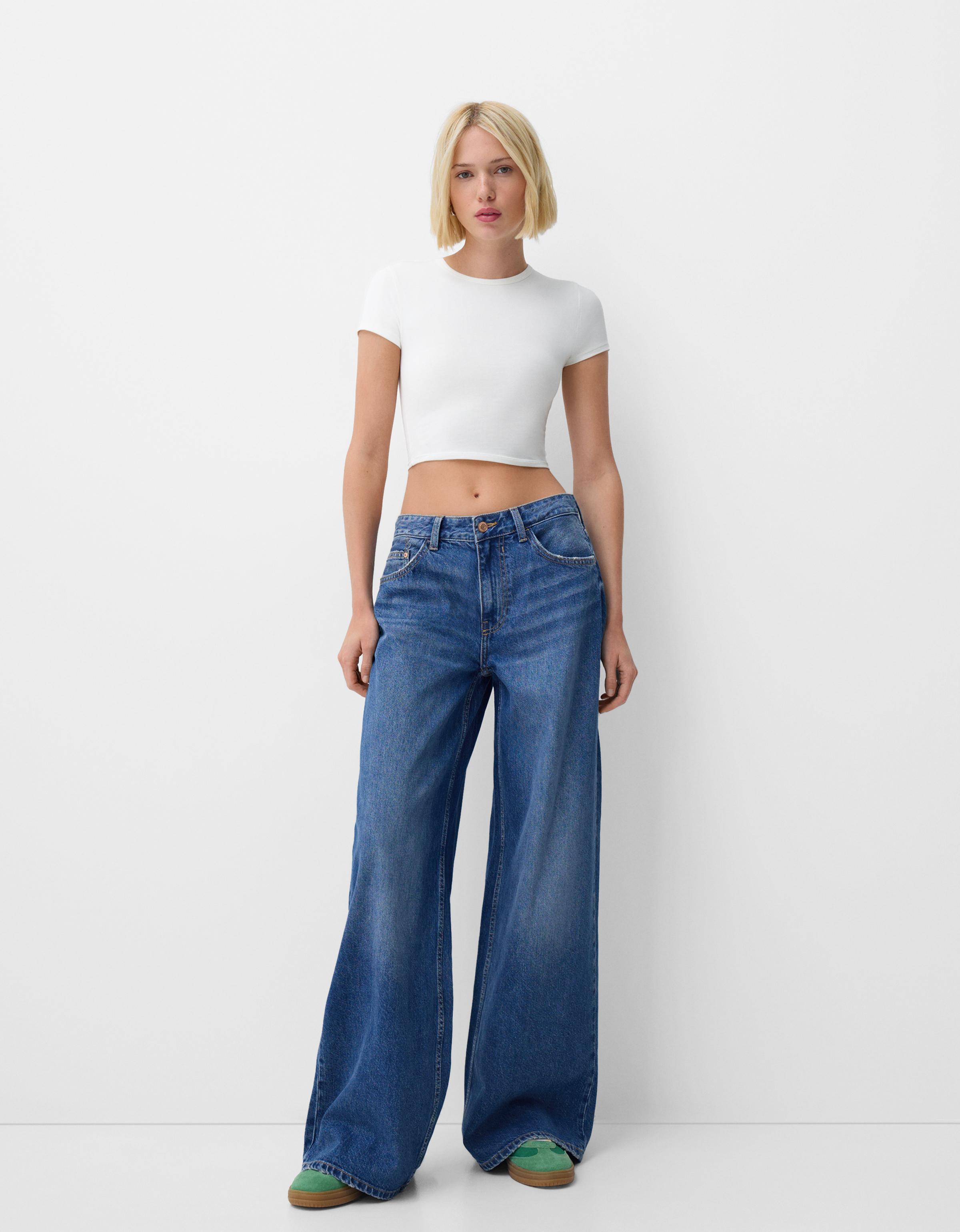 Bershka wide fashion jeans