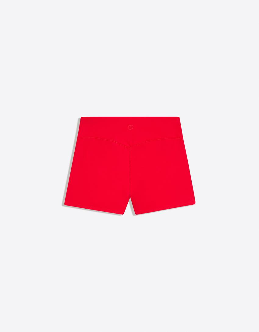 Breathable & Quick-Dry technical fabric shorts-Red