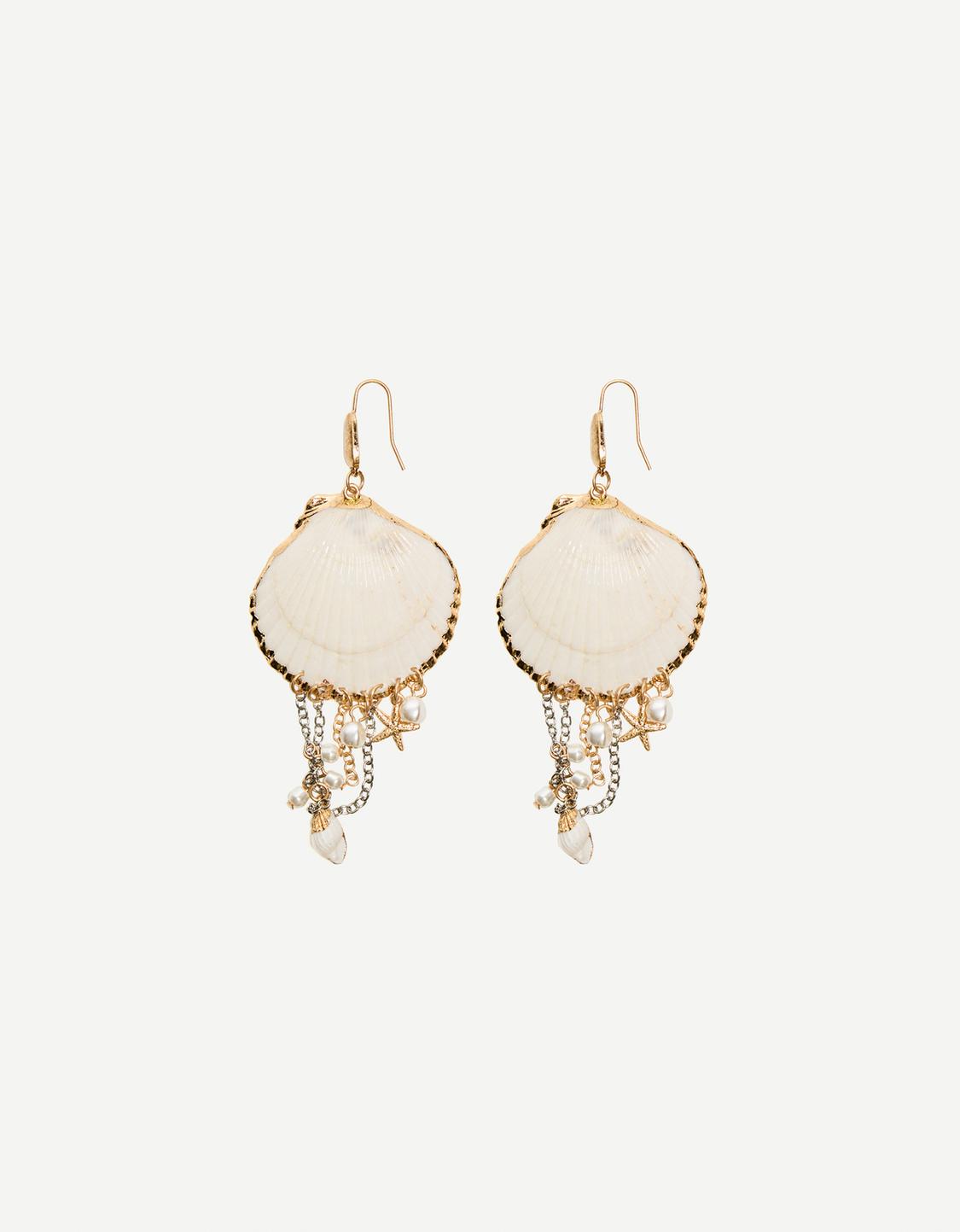 Seashell earrings