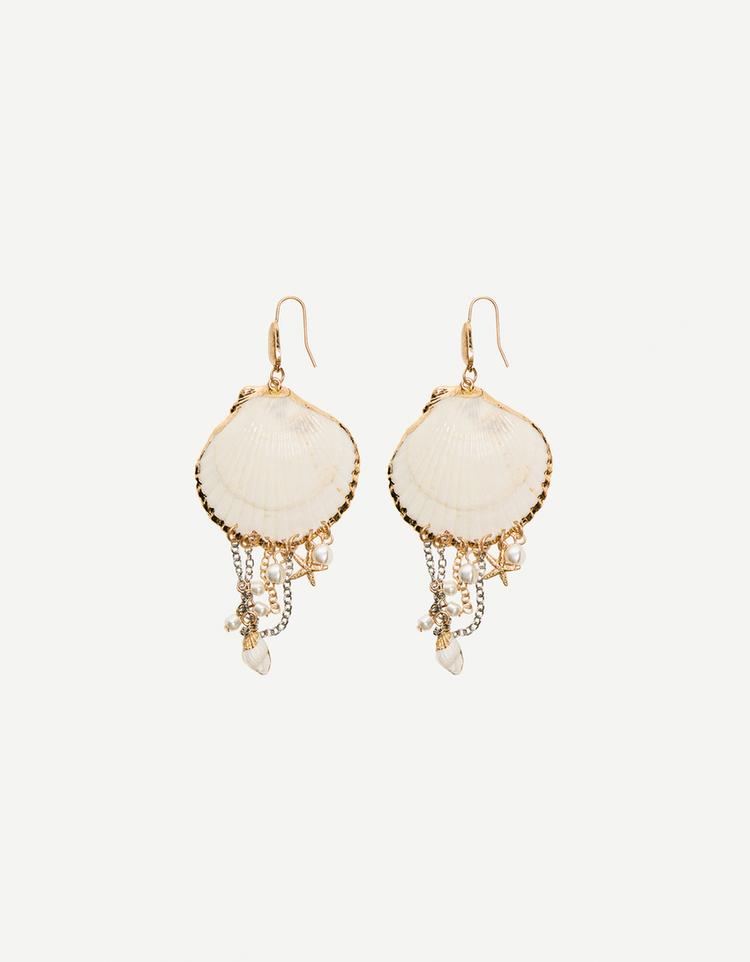Seashell earrings