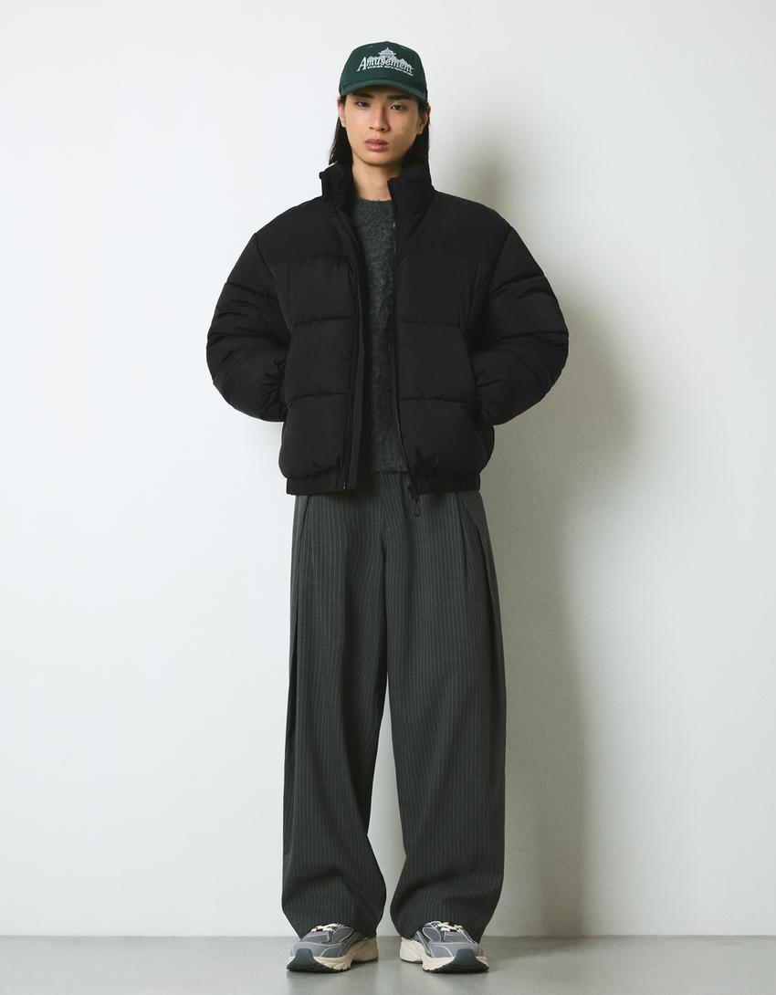 Cazadora puffy técnica-Negro