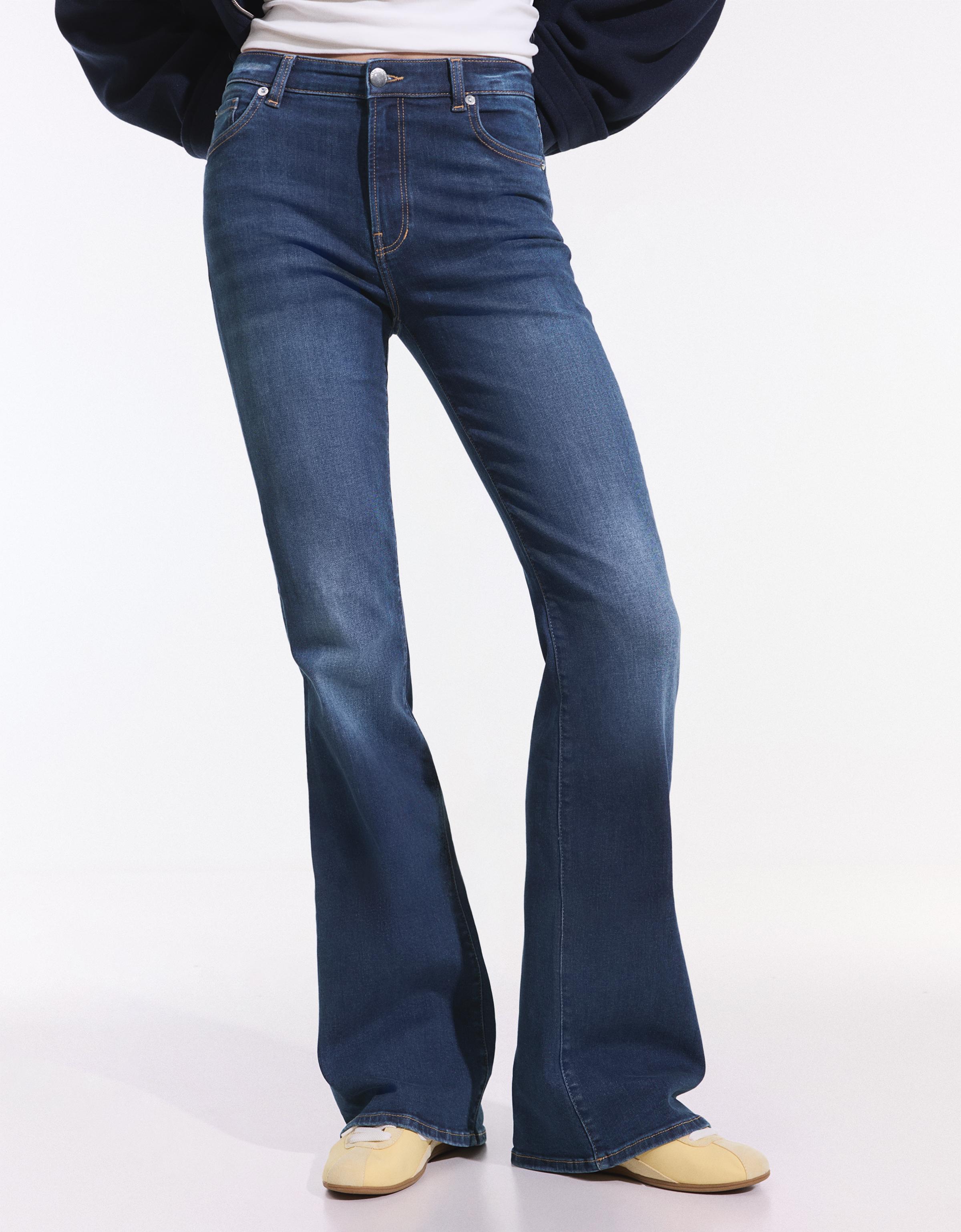 Yüksek bel flare fit jean - Görsel 34