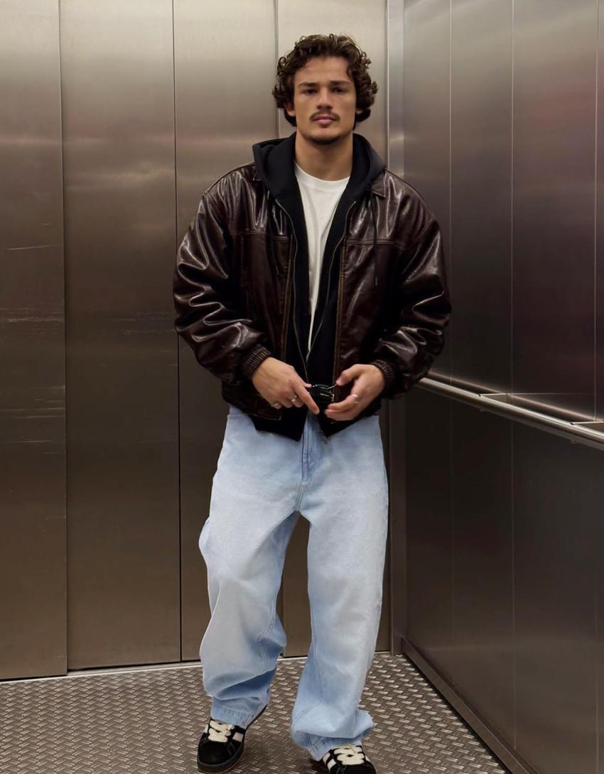 Barrel jeans-Lichtblauw