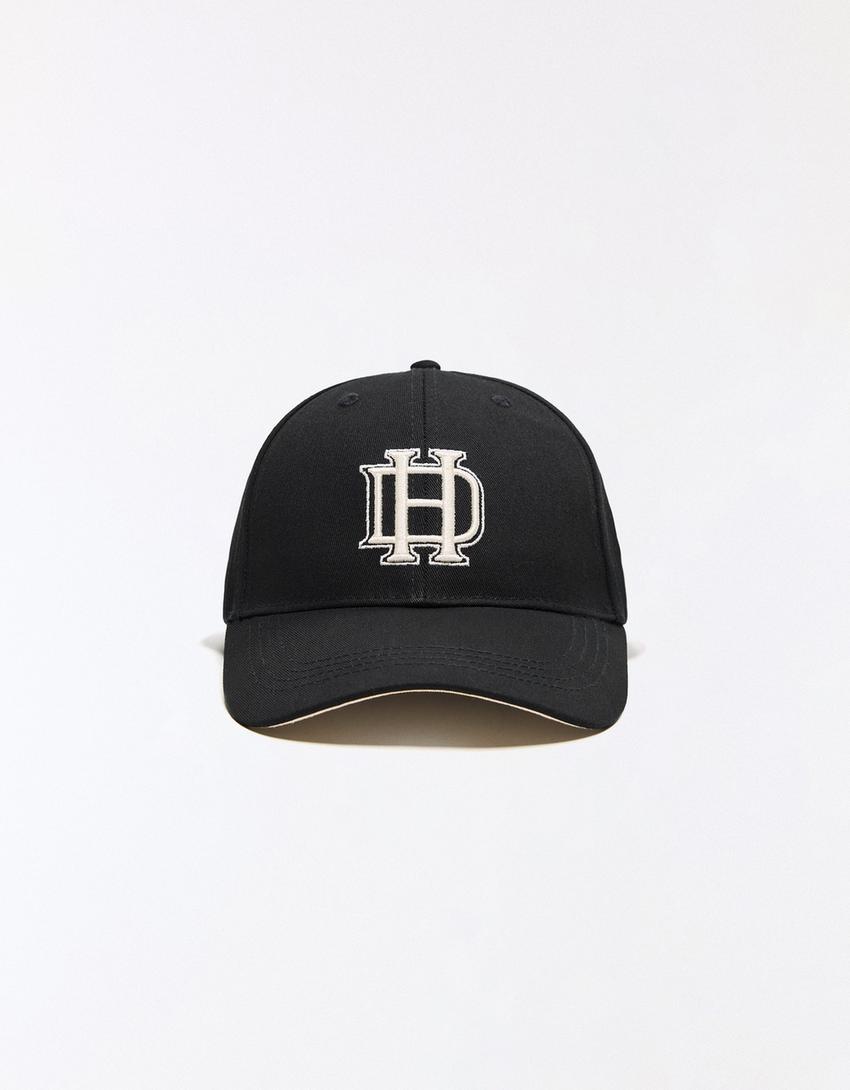 Casquette brodée-Noir