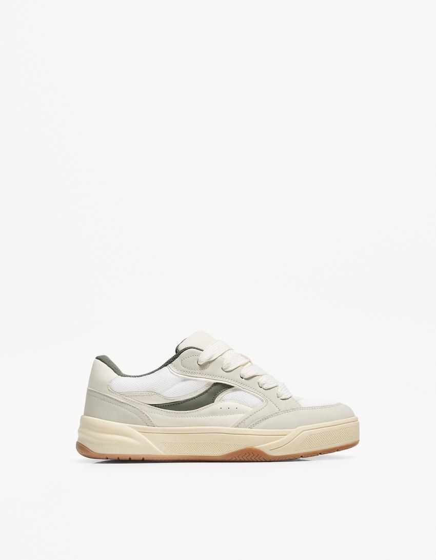Baskets skate-Blanc-0