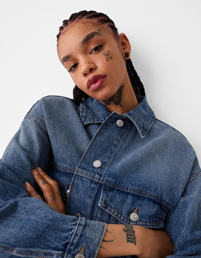 جاكيت دينم بقصّة بالون-أزرق-2