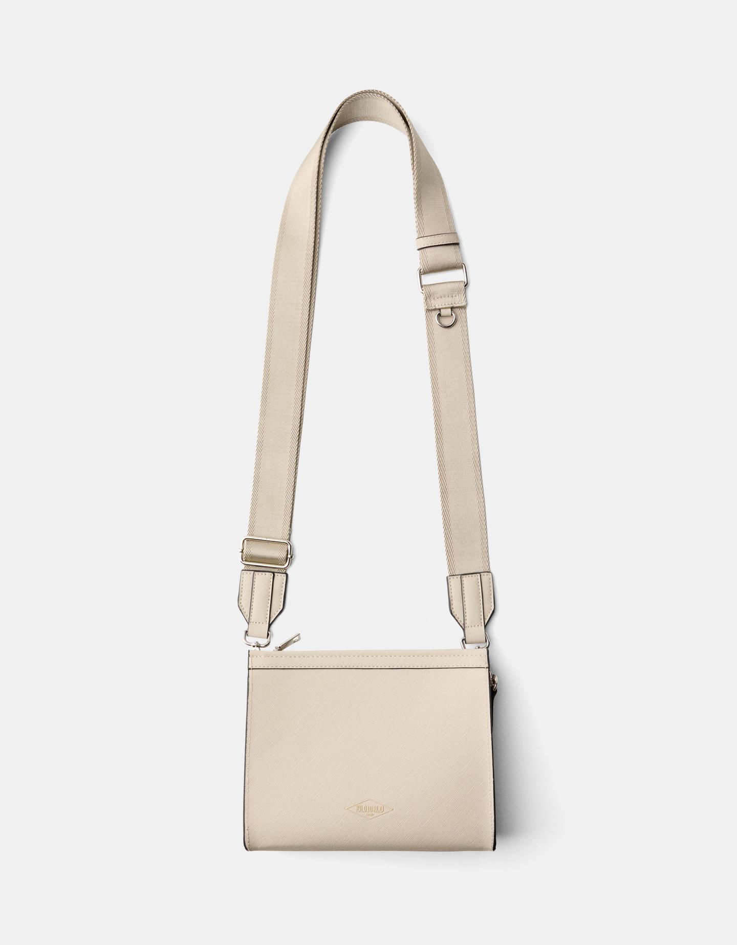 Bershka Bolso Crossbody Rígido Hombre Crudo