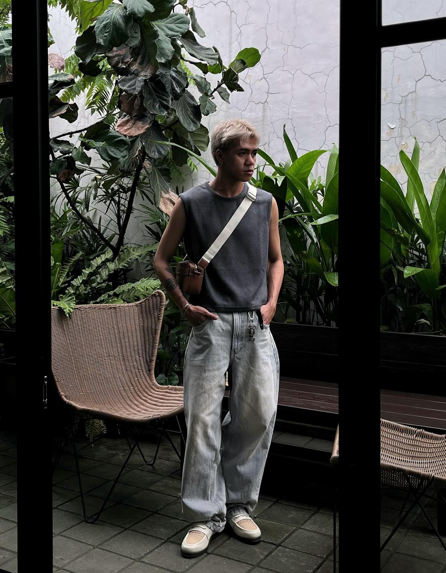 Bershka kamizelka robocza szary