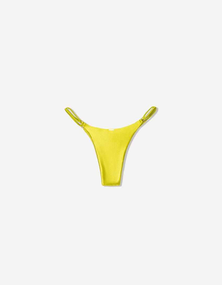 Bağcıklı bikini altı-Yeşil-4