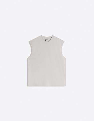 Worker sleeveless T-shirt — Stone 5