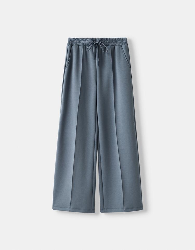 Yumuşak wide leg pantolon