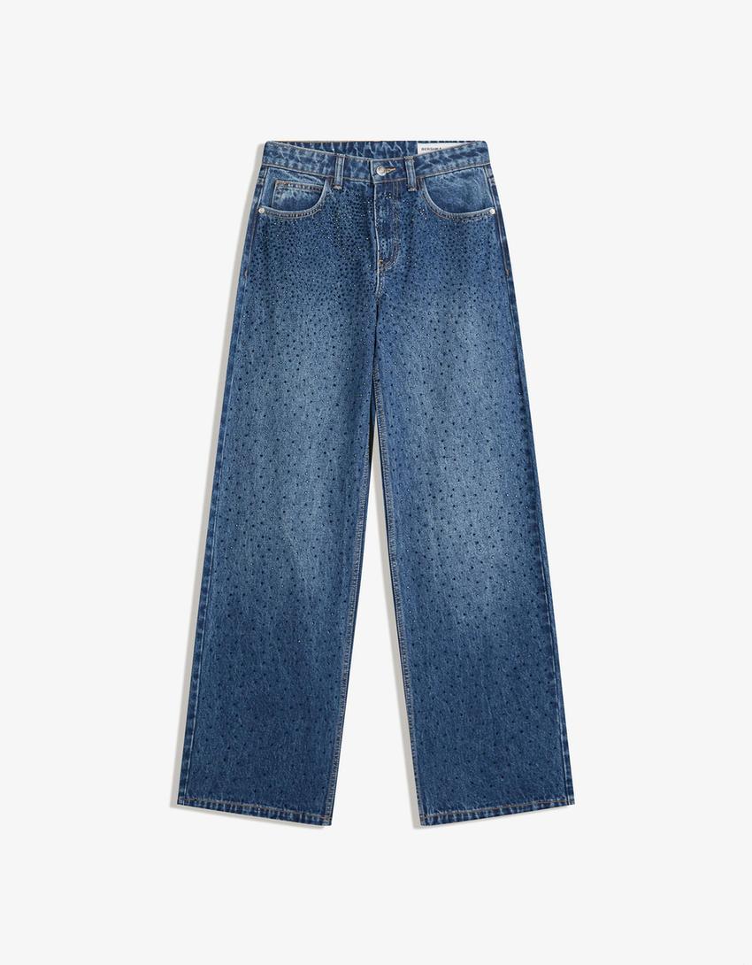 Set giubbotto e jeans brillanti-Set giubbotto e jeans brillanti