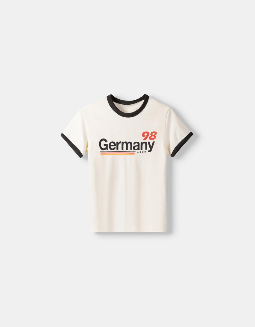 Camiseta manga curta contraste sport-Créma-3