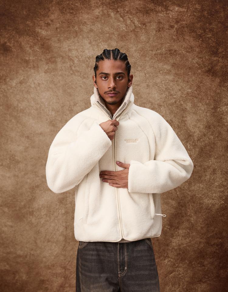 Veste en mouton synthétique