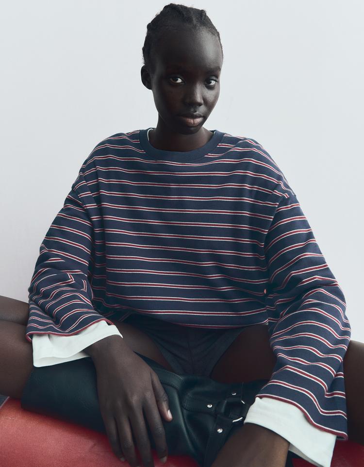 Camiseta manga larga print