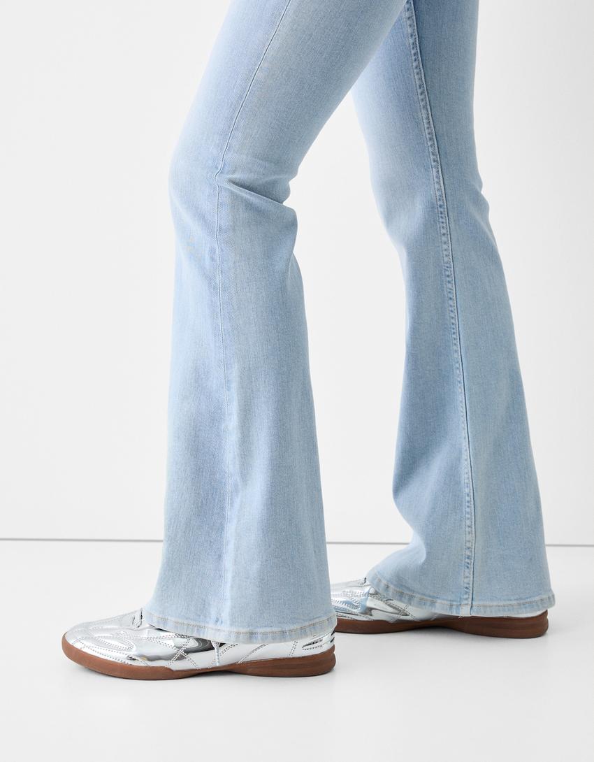 Flared jeans-Light blue-5