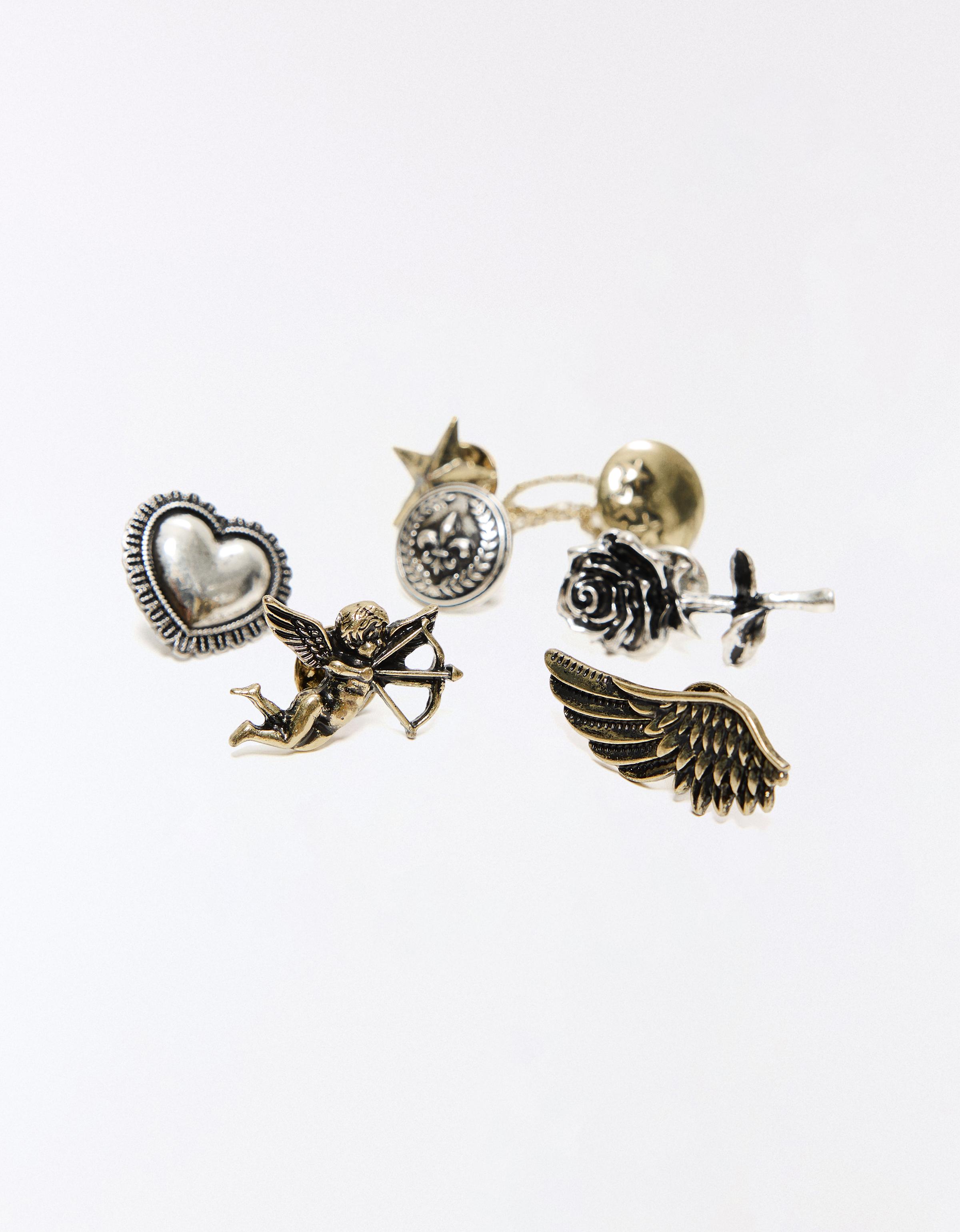 Pack of assorted pins — Gold