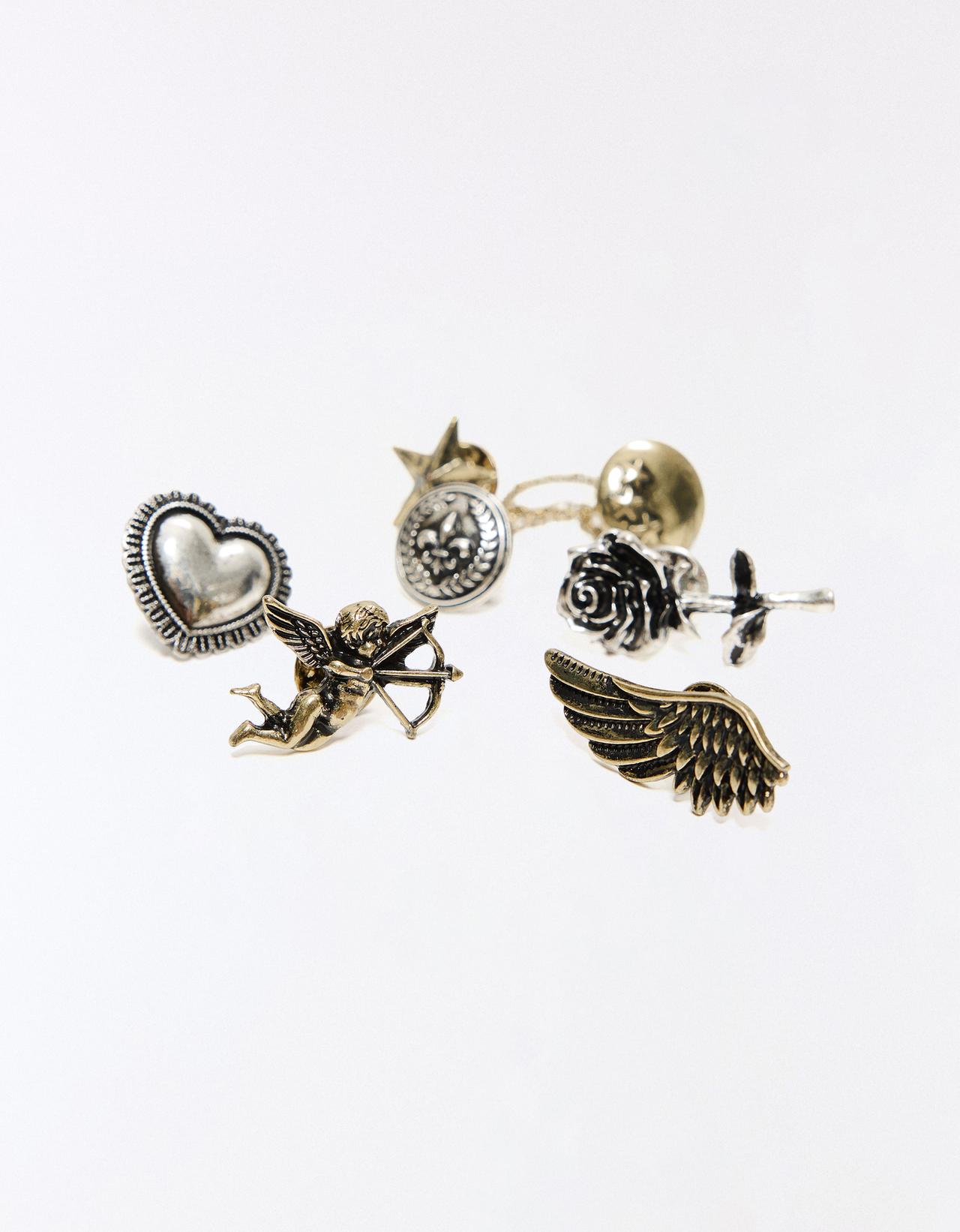 Pack of assorted pins — Gold