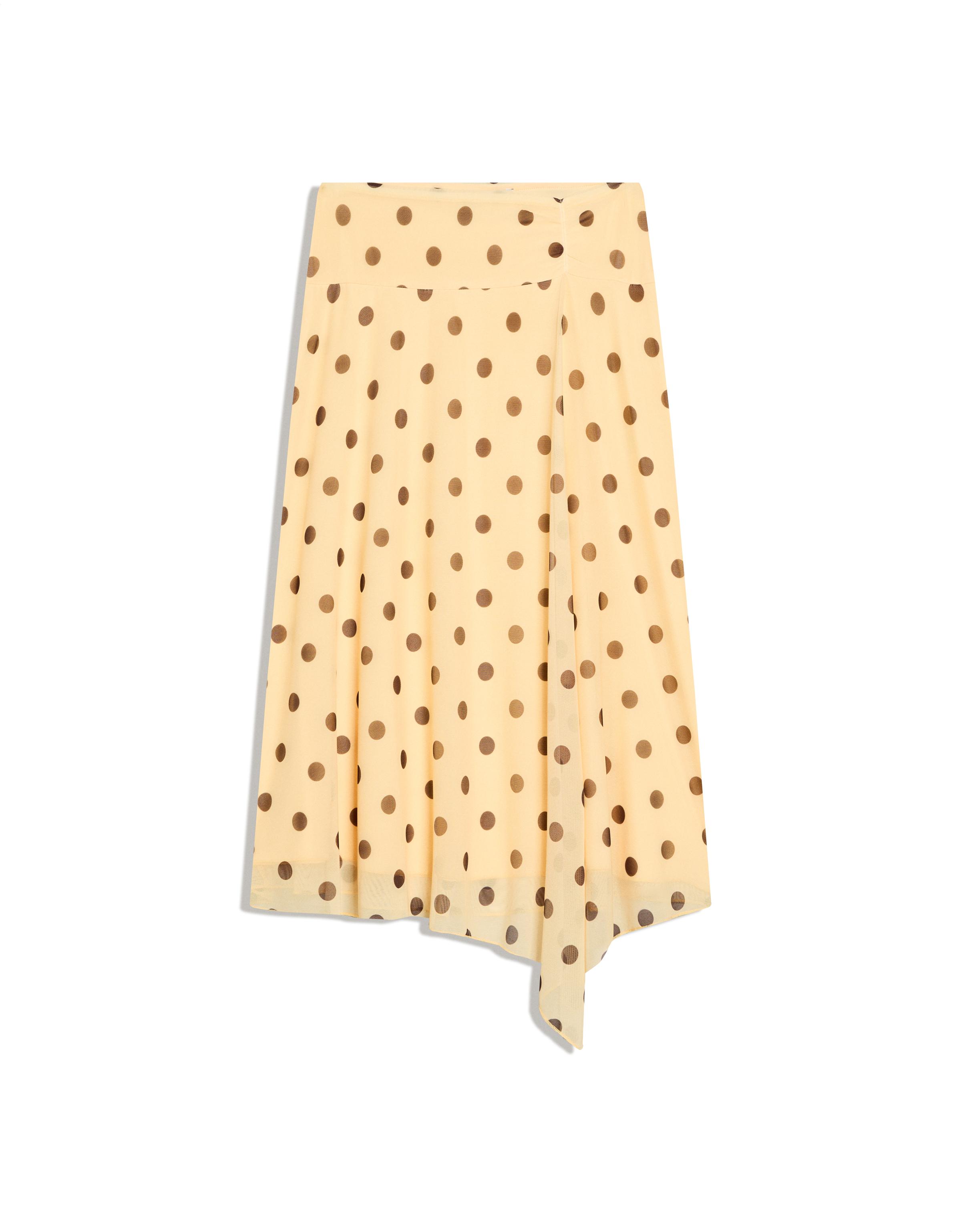 Asimetrik puantiye midi etek - Görsel 24