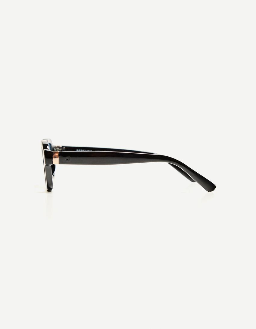 Resin sunglasses-Light blue