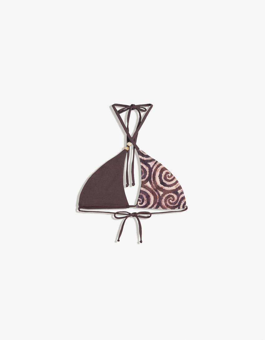 Top bikini print espiral-Morado-2