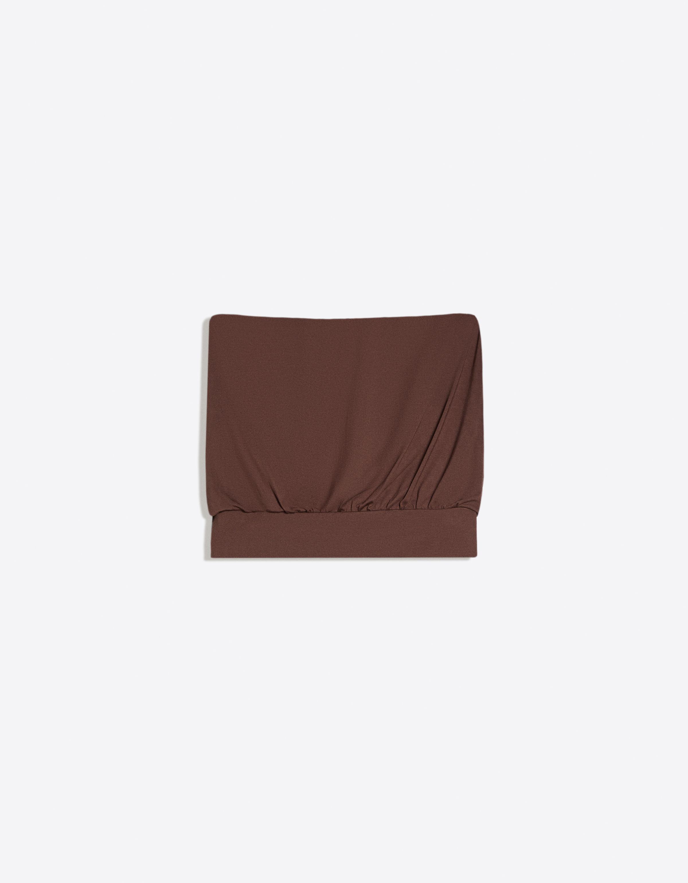 Bandeau waist cincher top
