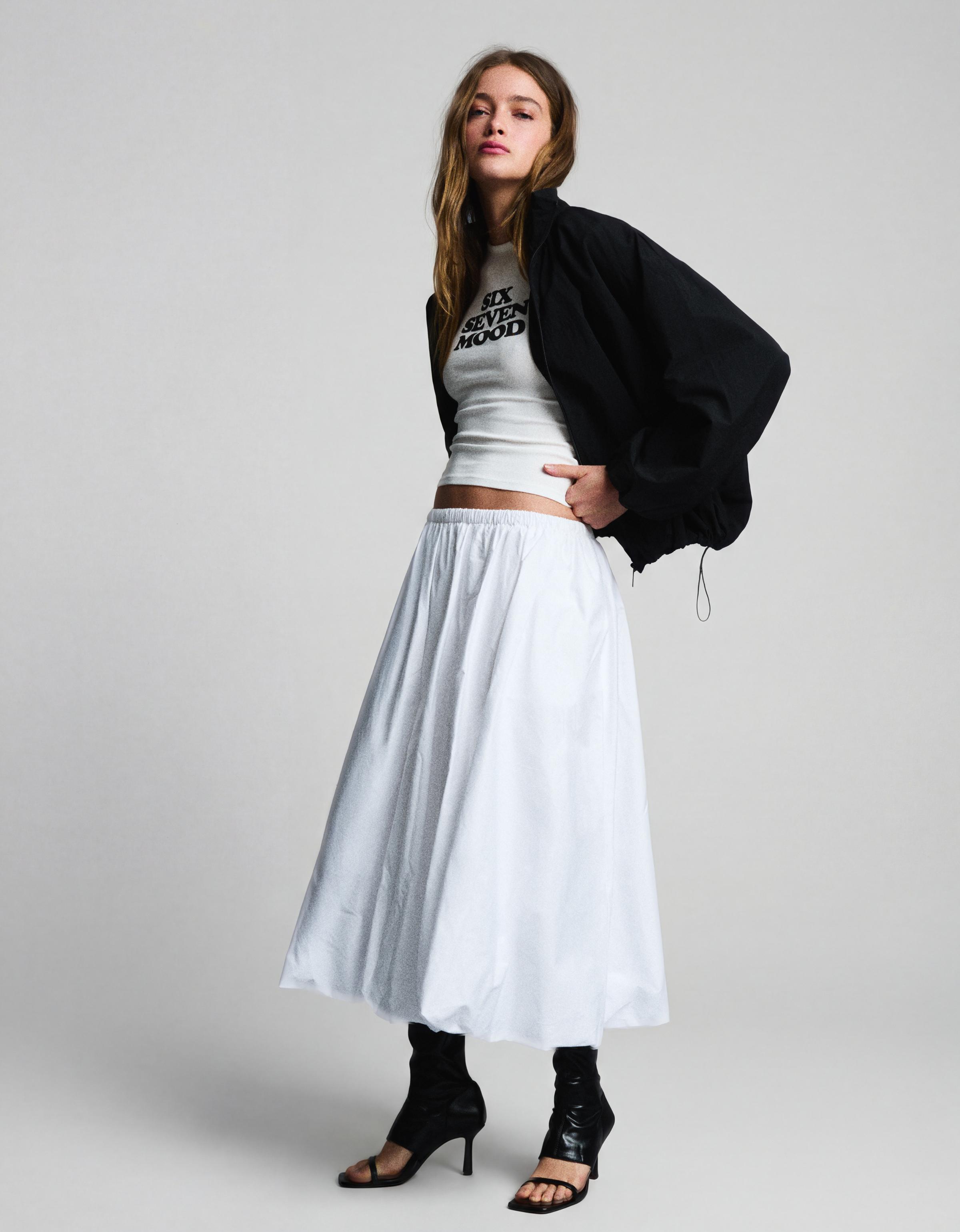 Balon midi etek - Görsel 28