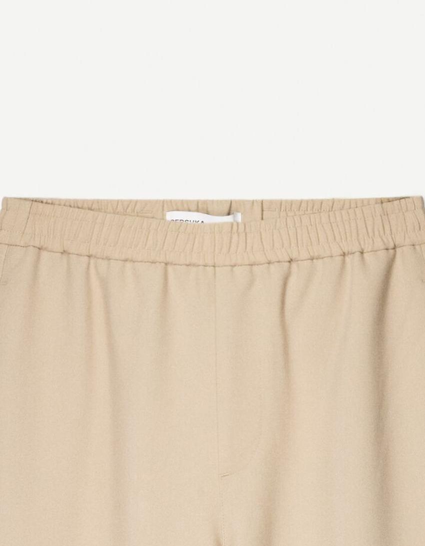 Pantalón jogger straight tailoring-Camel-2