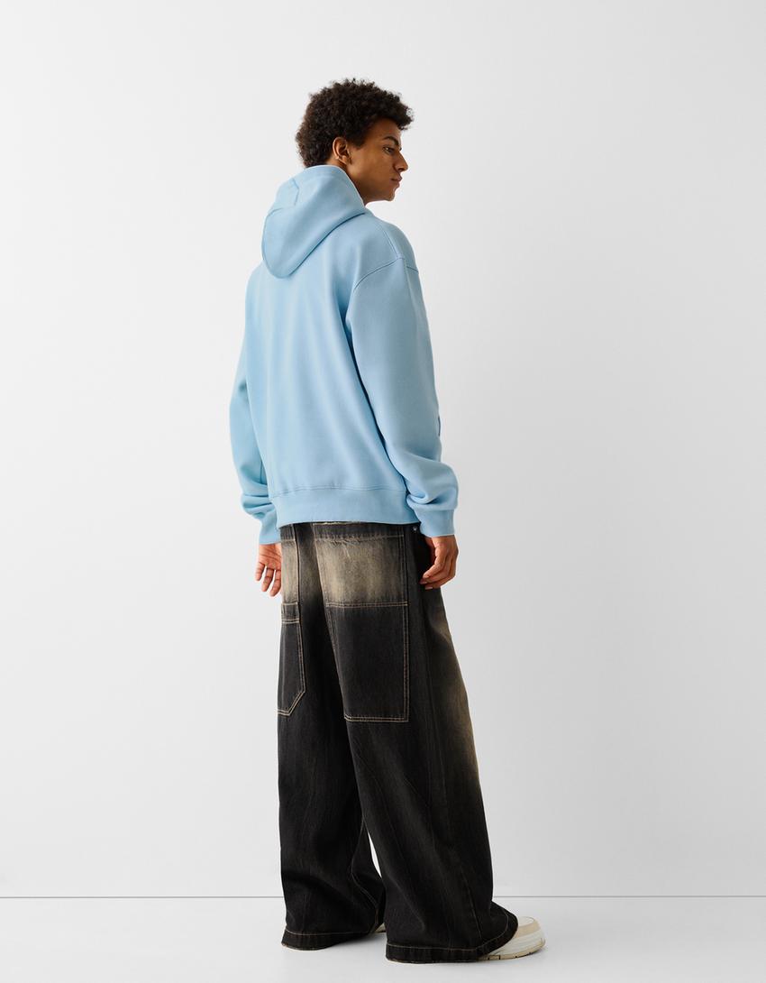 Jeans Sweat A Capuche Bershka Sweat Capuche Sweats Homme Bershka