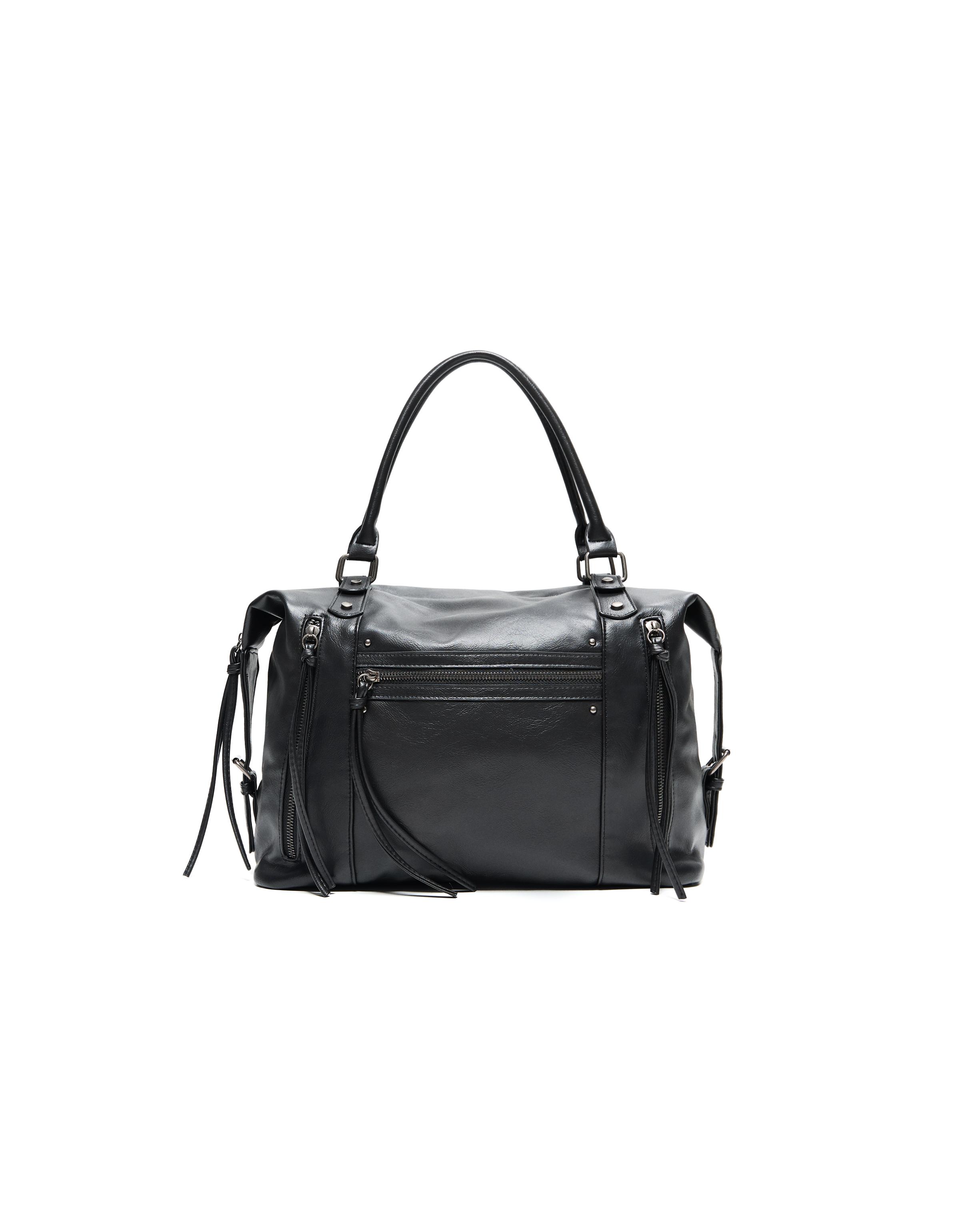 Zip-up bowling bag — Black
