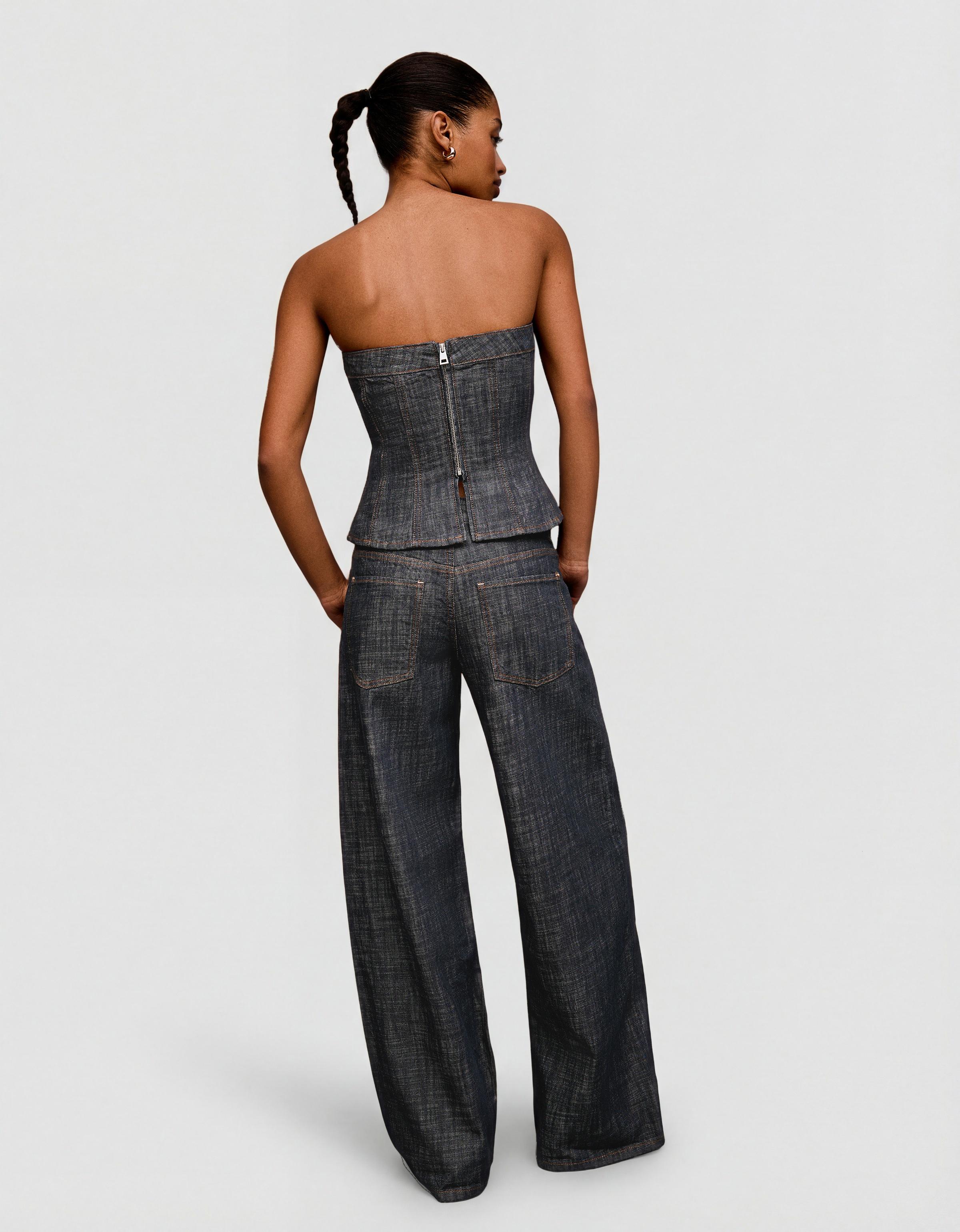 Düşük bel dokulu boyfriend jean - Görsel 41