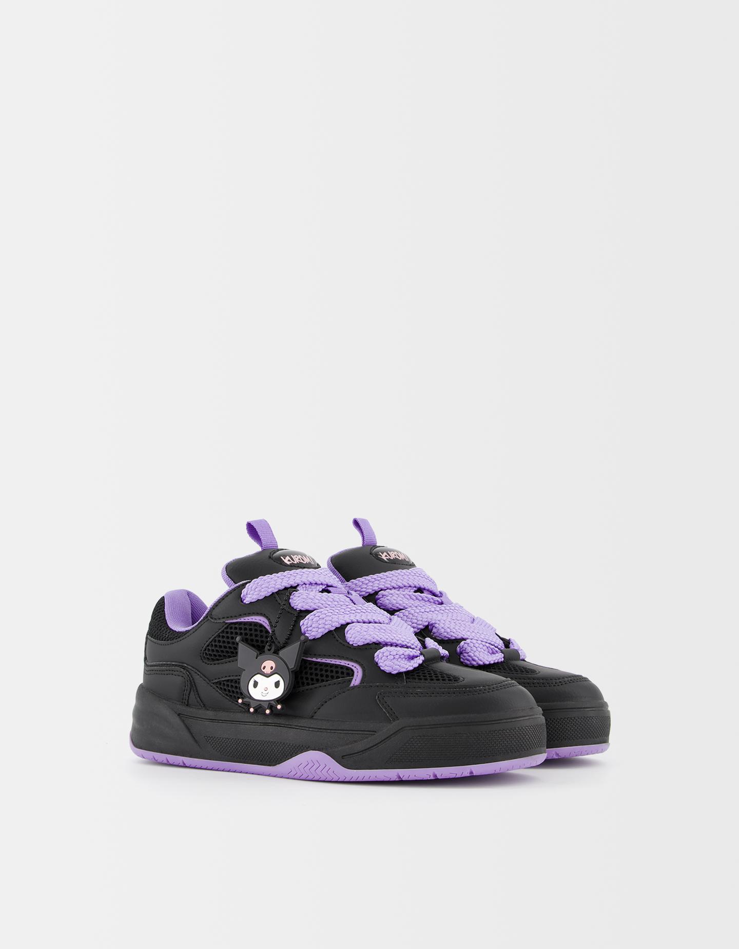 Bershka Zapatillas Skate Kuromi Mujer 40 Negro