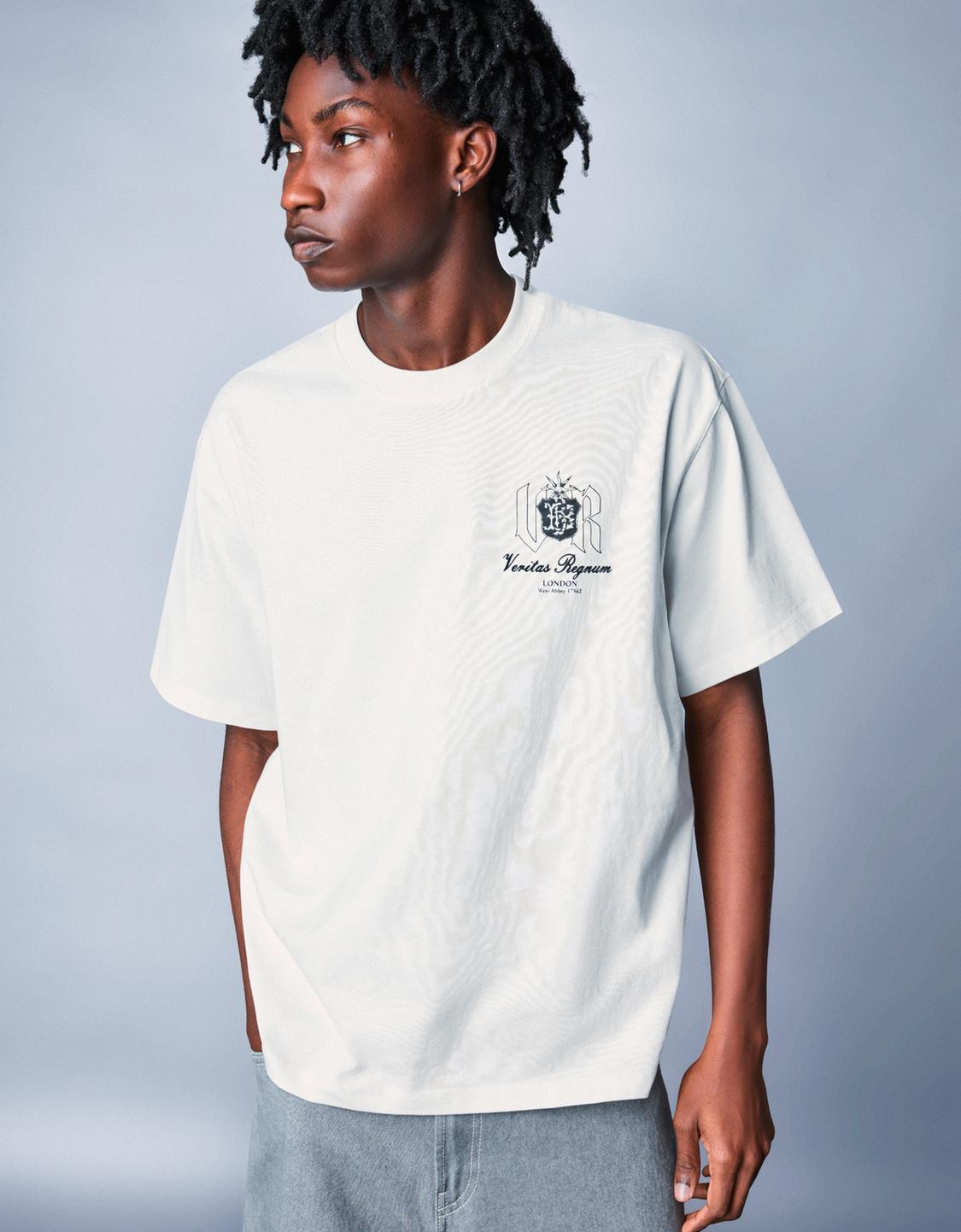 Camiseta manga curta estampada