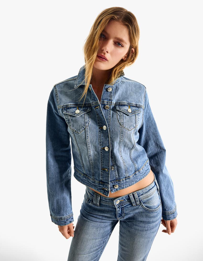 Denim jacket-Light blue