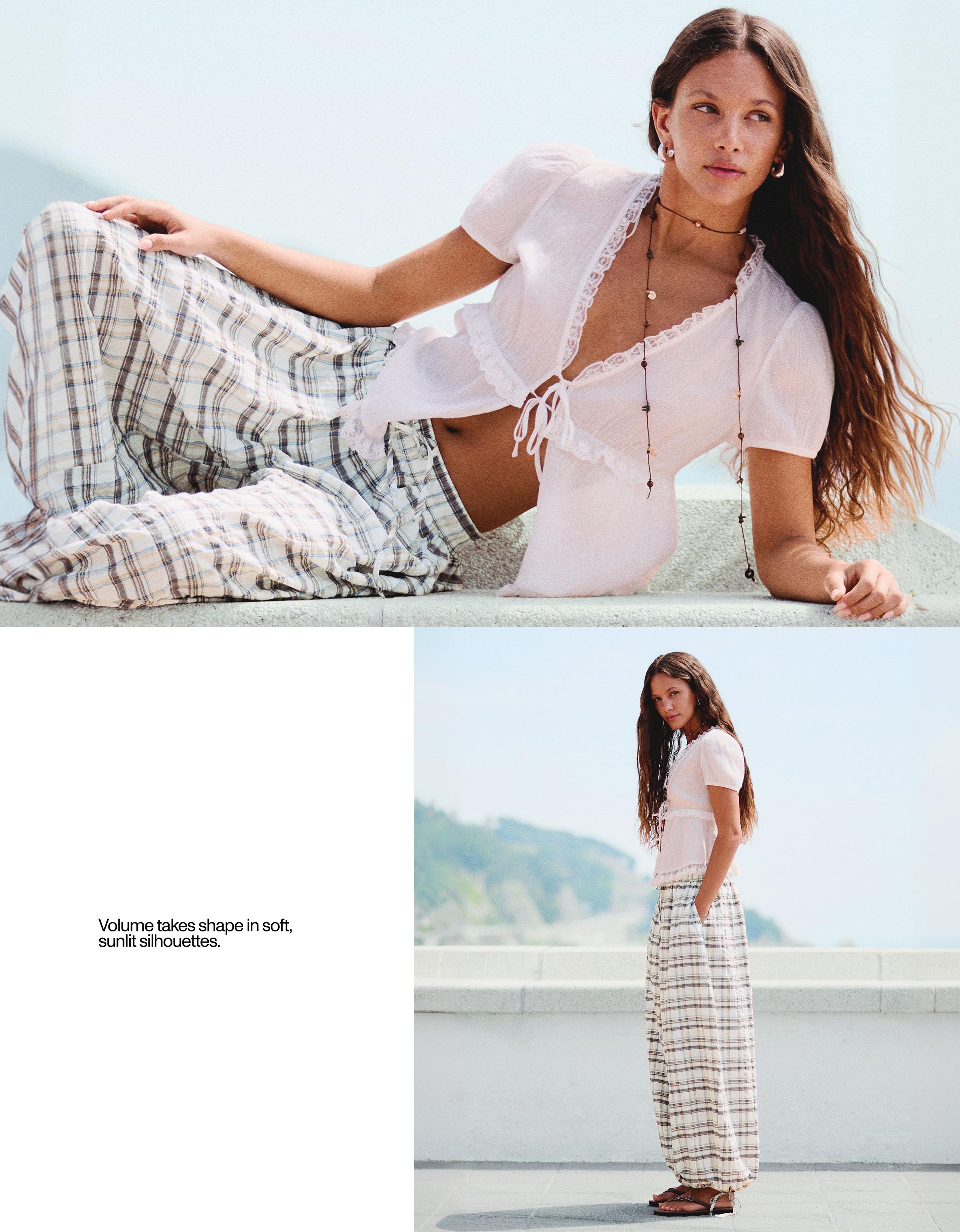Drop crotch pants | Bershka