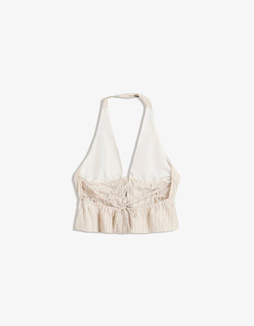 Top halter-Camel-1
