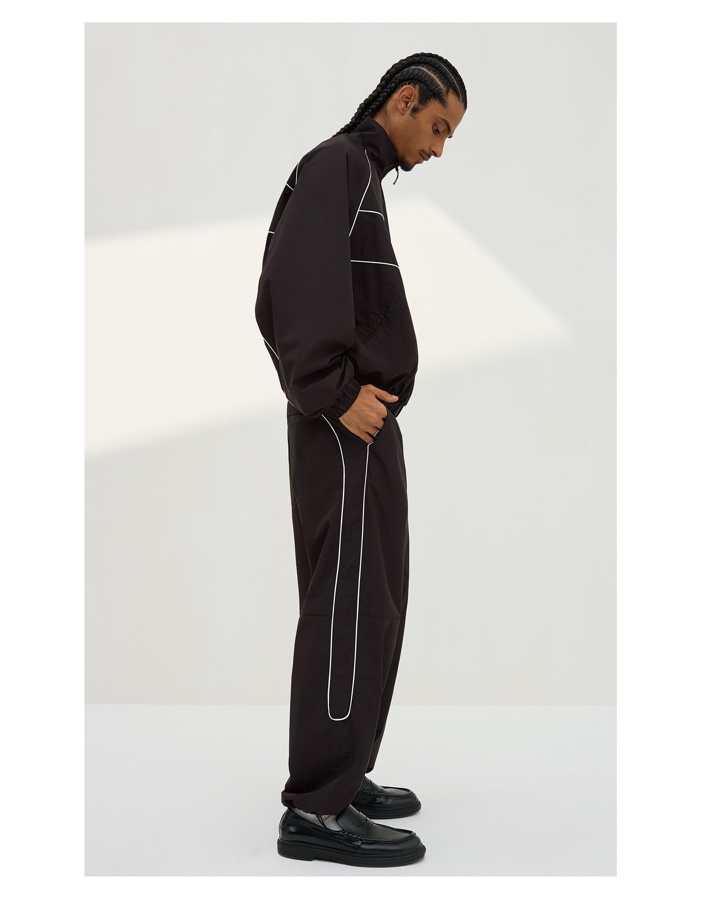 Süper baggy fit teknik pantolon - Görsel 68