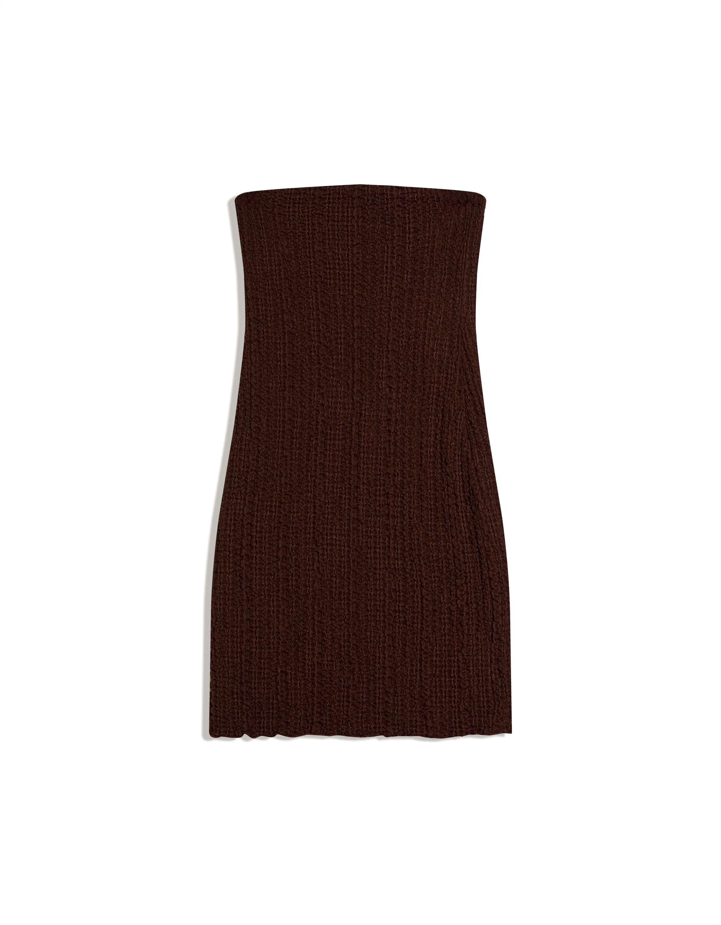 Rustik bandeau mini elbise - Görsel 6