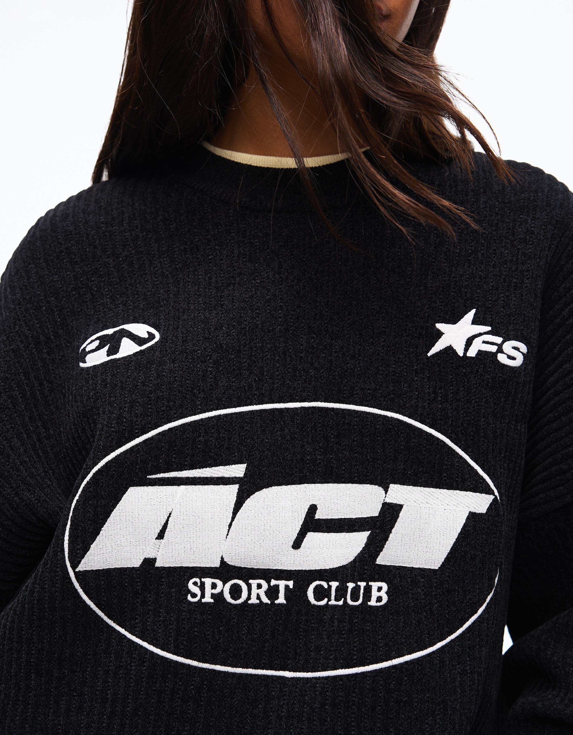 Baskılı şönil bisiklet yaka kazak - Görsel 44