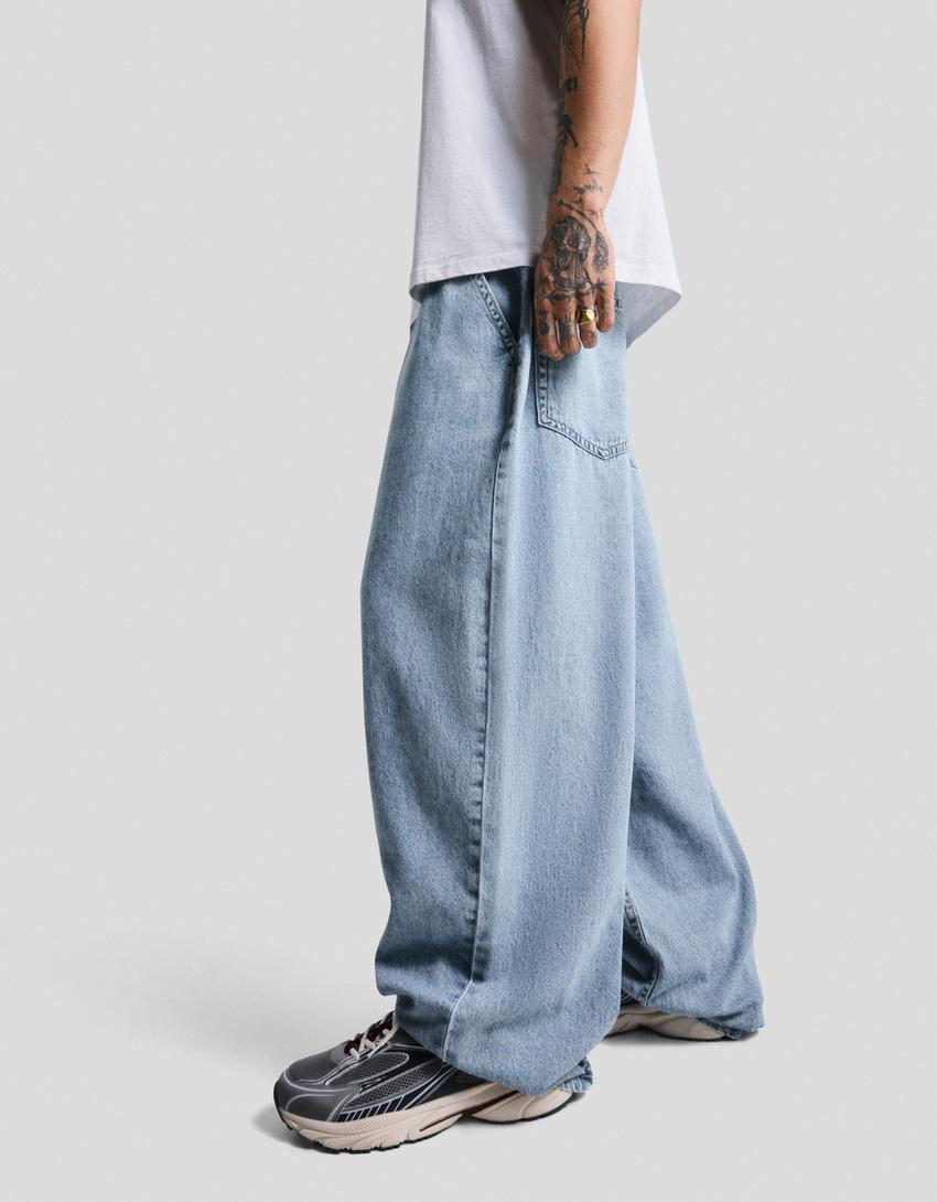 Jogger jeans-Light blue-2