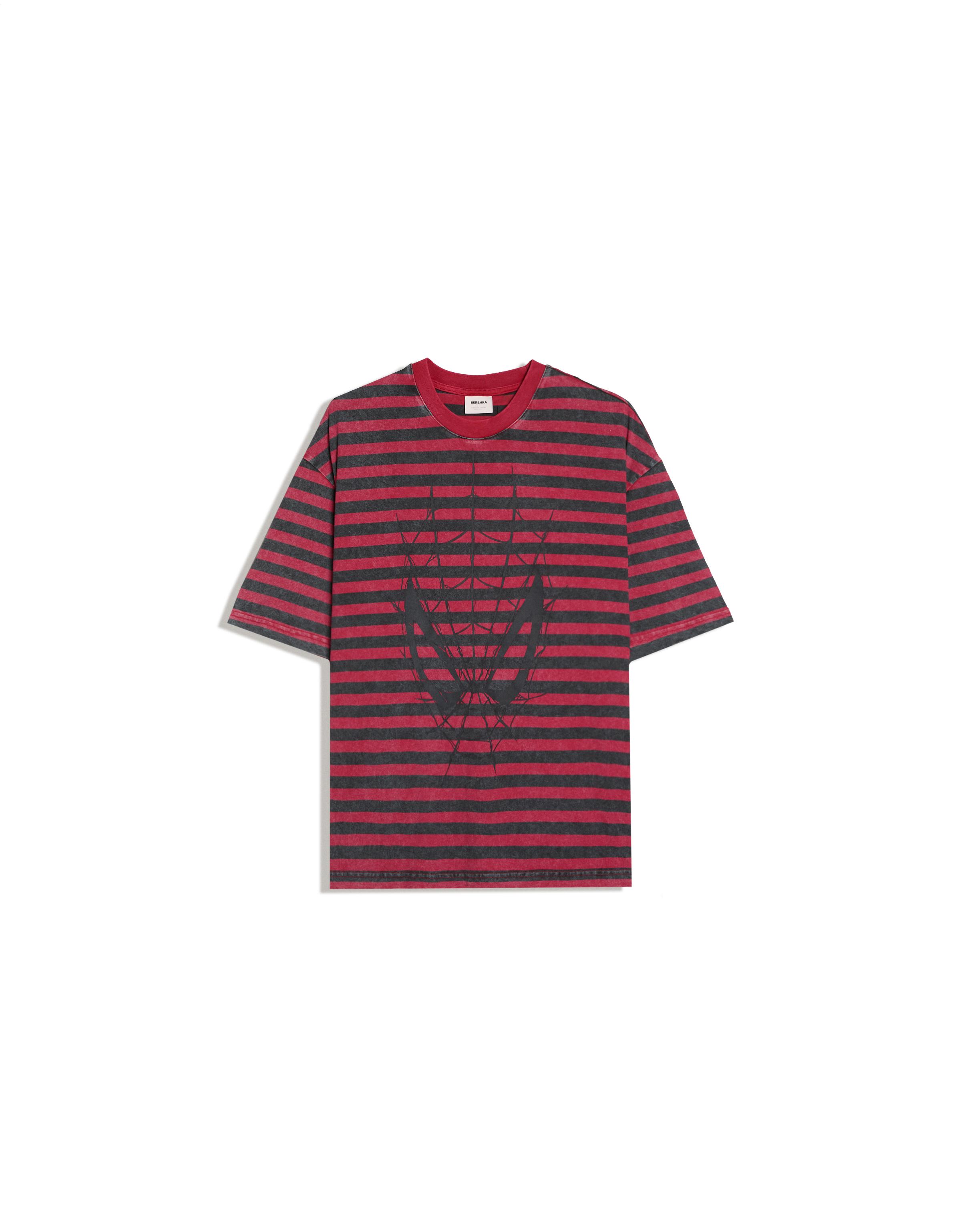 SPIDER-MAN print T-shirt — Red