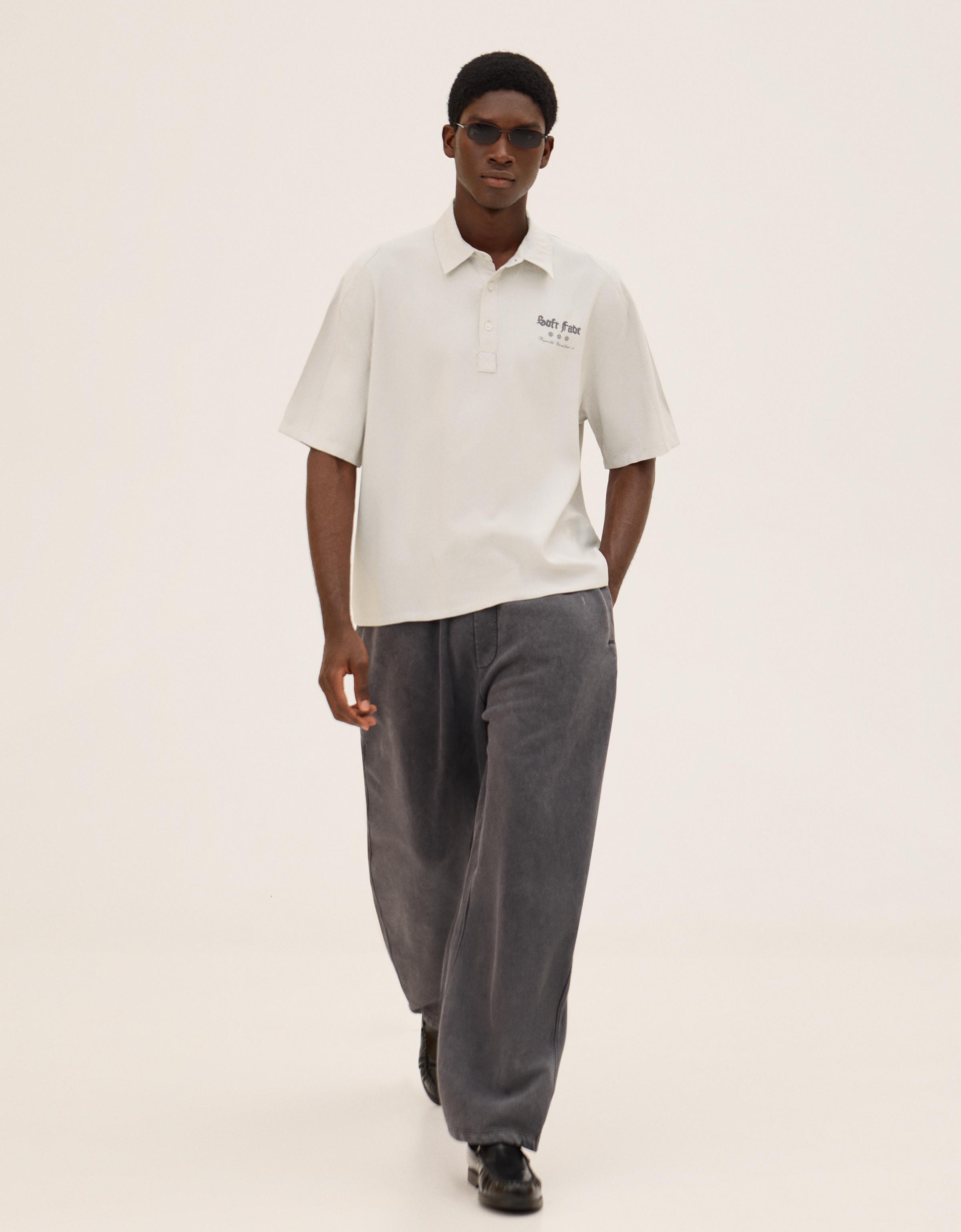 Kısa kollu nakışlı polo - Görsel 33