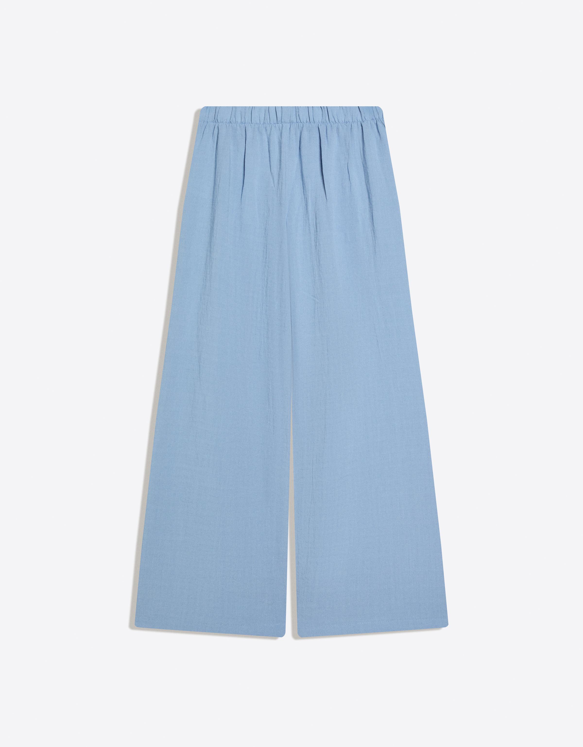 Rustik pilili geniş paça pantolon - Görsel 27