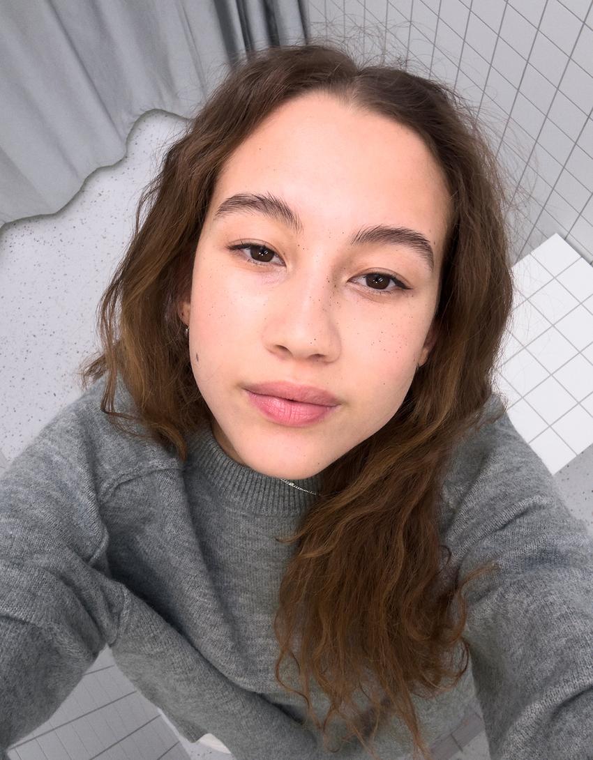 Adīts džemperis ar šuvēm-Pelēks