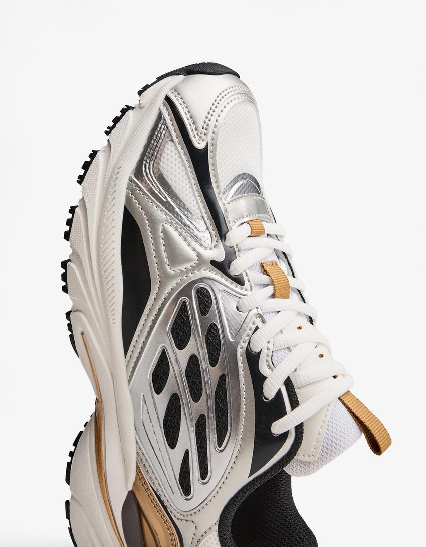 Multi-piece trainers-Multicolored