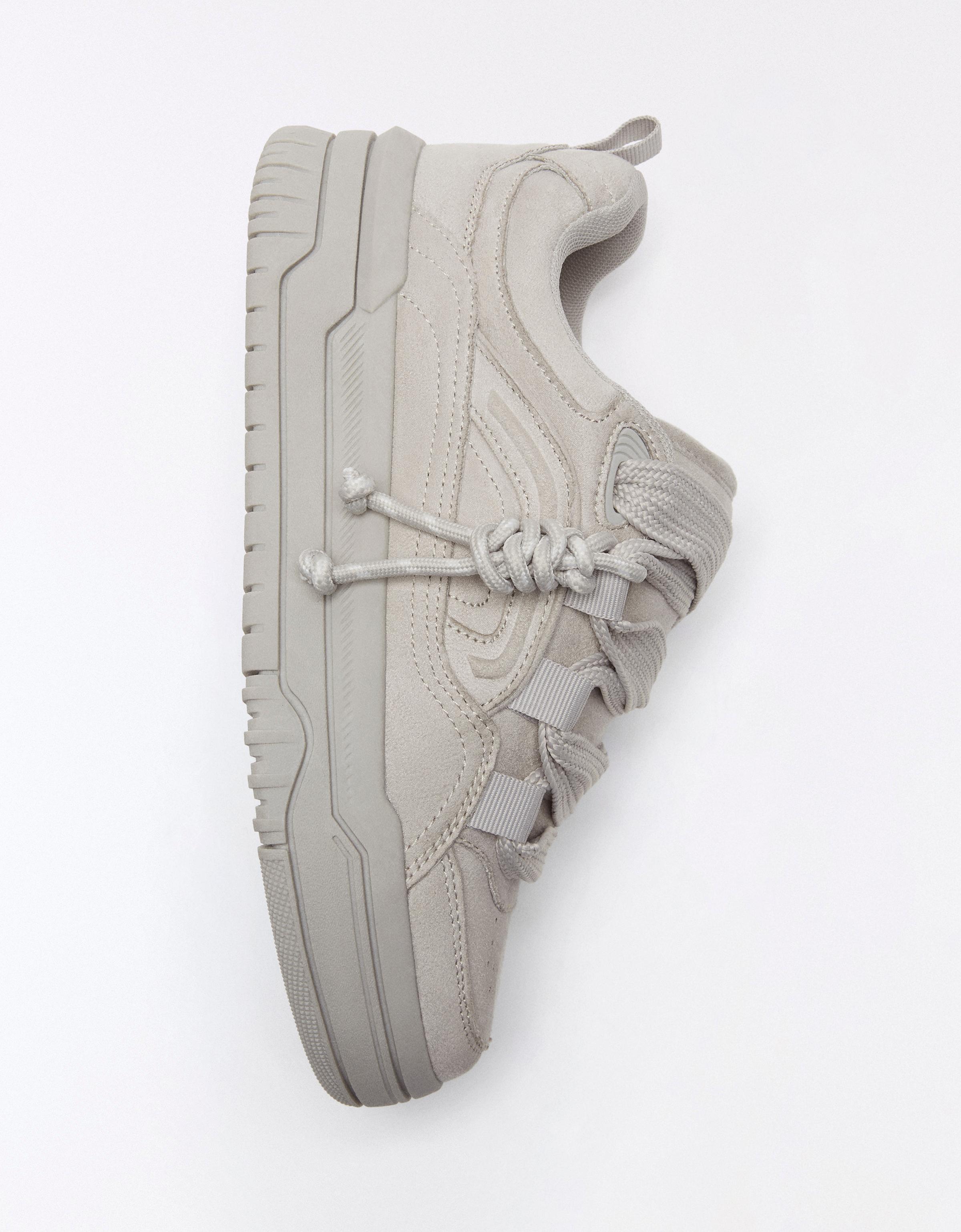 Chunky skate trainers — Grey